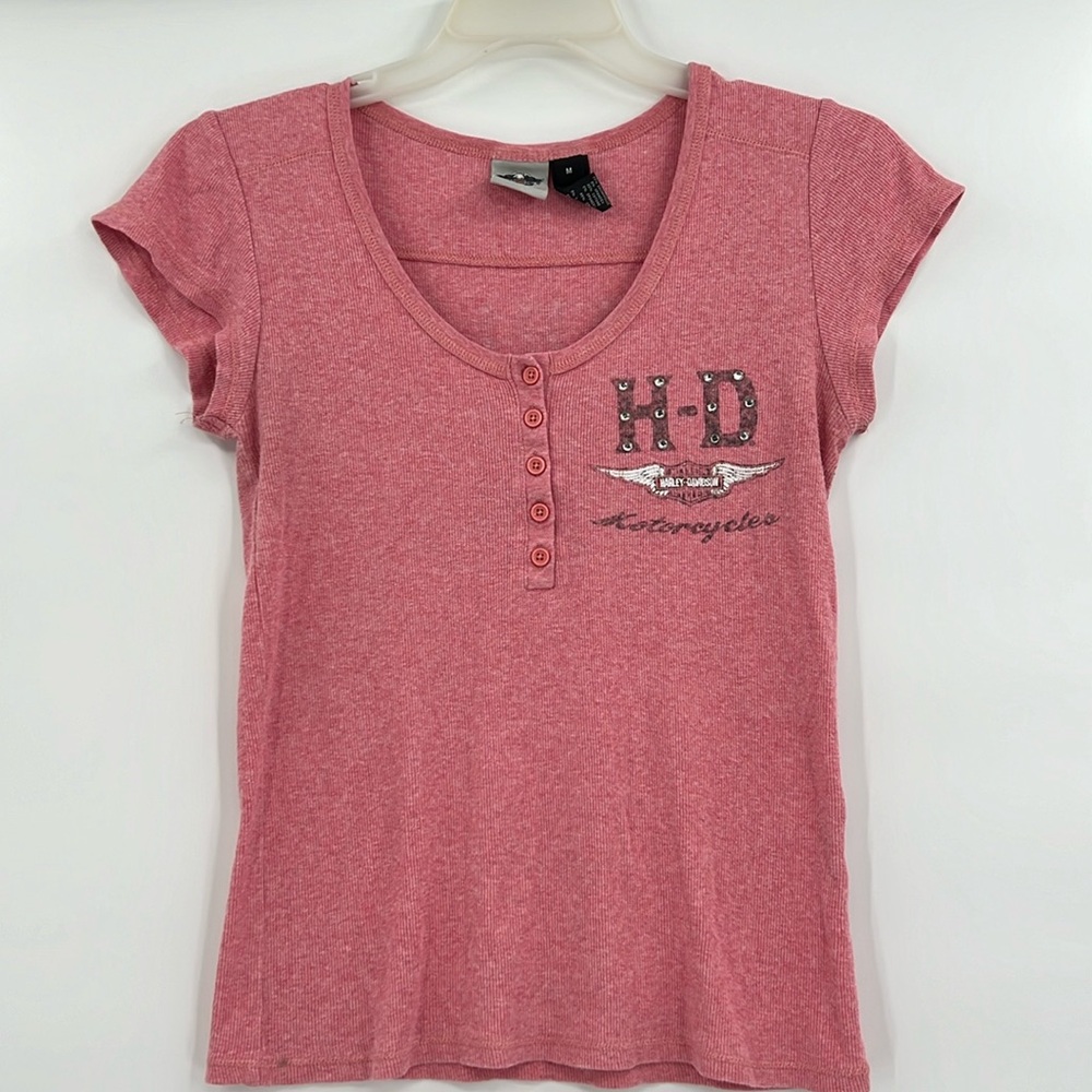Med.  Harley Davidson top